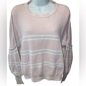 Sincerely Jules Pale Pink Cotton Sweater Size XL